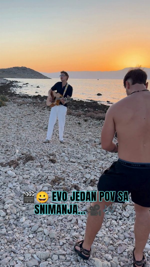 🎬😀 Evo jedan mali POV sa snimanja… 🎥🎶