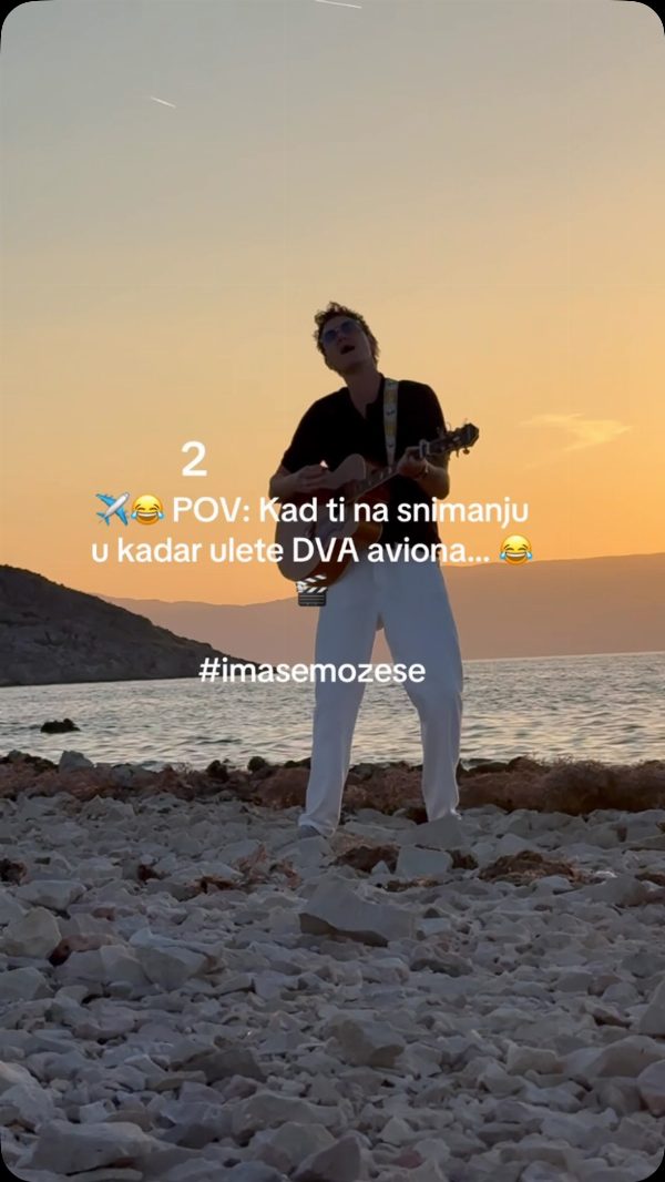 ✈️😂 2 POV: Kad ti na snimanju u kadar ulete DVA aviona… 😂🎬